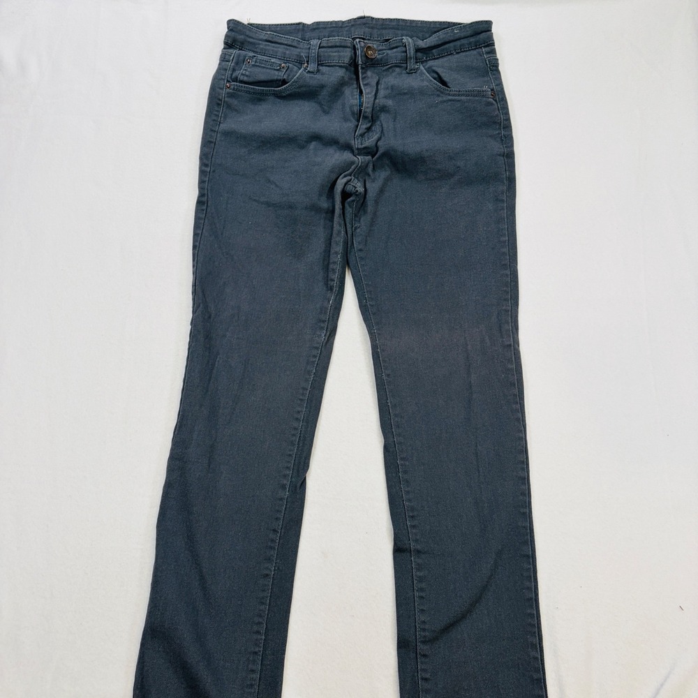 WULFUL Mens Size 34 Slim Fit Jeans Dark Gray Denim Pants
